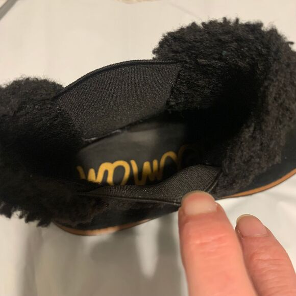 Sam Edelman Jaclyn Black Waterproof Suede Chelsea Boots Size 8.5 - Picture 9 of 11